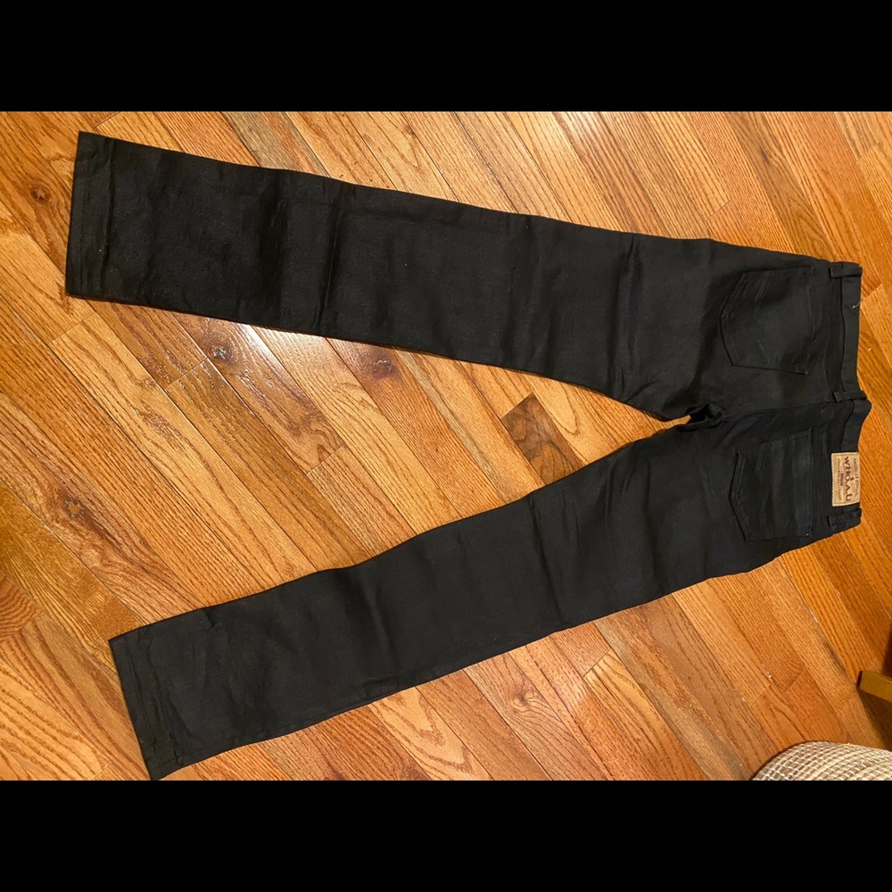 WHO.A.U men’s waxed jeans